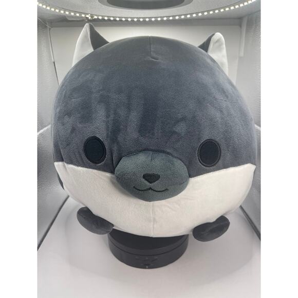 Takashoji 11 Inch Grey & White Cat Plush - NWT - Picture 1 of 6